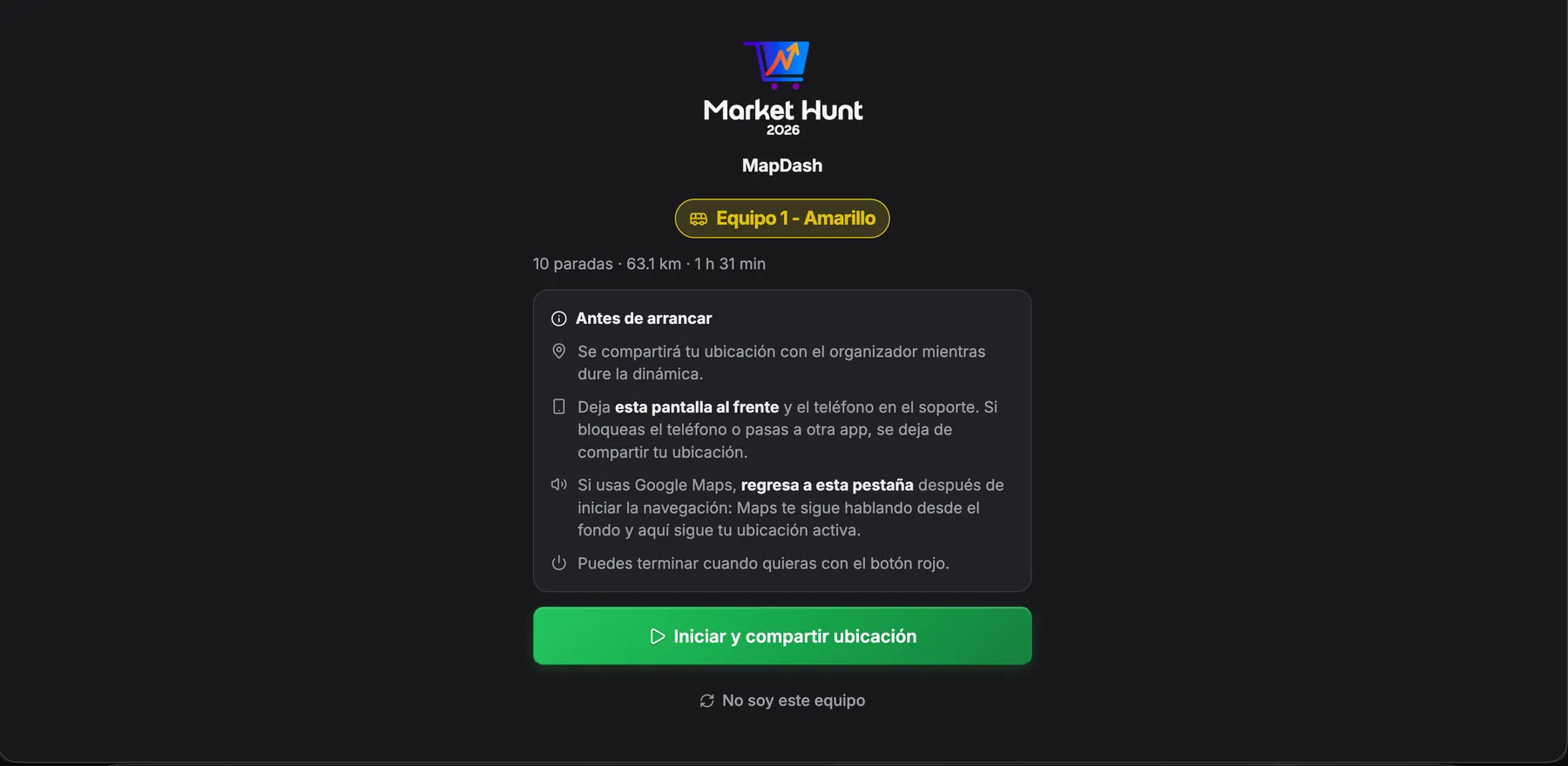 Antes de arrancar: qué se comparte y qué necesita el teléfono para no perder señal.